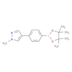 Aobchem&nbsp;1-Methyl-4-[4-(4 4 5 5-tetramethyl-1 3 2-dioxaborolan-2-yl)phenyl]-1H-pyrazole | ≥95% | CAS 1607838-14-1 | C16H21BN2O2 | 5g