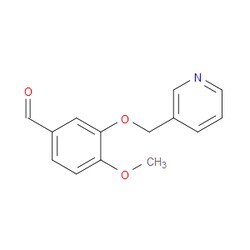 Aobchem&nbsp;4-Methoxy-3-(3-pyridinylmethoxy)benzaldehyde | ≥95% | CAS 926224-73-9 | C14H13NO3 | 250mg