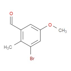 Aobchem&nbsp;3-Bromo-5-methoxy-2-methylbenzaldehyde | ≥97% | CAS 1780571-37-0 | C9H9BrO2 | 1g