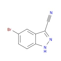 Aobchem&nbsp;5-Bromo-1H-indazole-3-carbonitrile | ≥95% | CAS 201227-39-6 | C8H4BrN3 | 10g