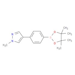 Aobchem&nbsp;1-Methyl-4-[4-(4 4 5 5-tetramethyl-1 3 2-dioxaborolan-2-yl)phenyl]-1H-pyrazole | ≥95% | CAS 1607838-14-1 | C16H21BN2O2 | 250mg