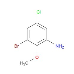 Aobchem&nbsp;3-Bromo-5-chloro-2-methoxybenzenamine | ≥97% | CAS 569688-63-7 | C7H7BrClNO | 500mg