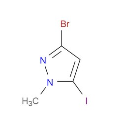 Aobchem&nbsp;3-Bromo-5-iodo-1-methyl-1H-pyrazole | ≥95% | CAS 2142958-13-0 | C4H4BrIN2 | 1g