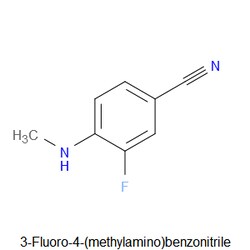 Aobchem&nbsp;3-Fluoro-4-(methylamino)benzonitrile | ≥95% | CAS 1157057-81-2 | C8H7FN2 | 1g
