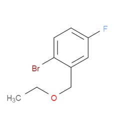 Aobchem&nbsp;Benzene  1-bromo-2-(ethoxymethyl)-4-fluoro- | ≥97% | CAS 1704065-12-2 | C9H10BrFO | 1g