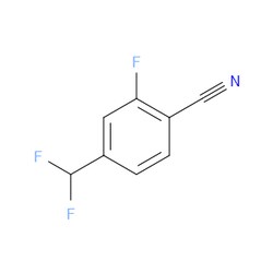 Aobchem&nbsp;4-(Difluoromethyl)-2-fluorobenzonitrile | ≥95% | CAS 1261825-83-5 | C8H4F3N | 5g