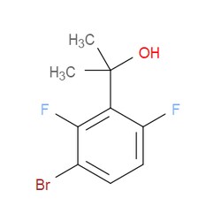 Aobchem&nbsp;2-(3-Bromo-2 6-difluorophenyl)propan-2-ol | ≥95% | CAS 173276-94-3 | C9H9BrF2O | 5g