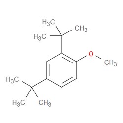 Aobchem&nbsp;2 4-Di-tert-butyl-1-methoxybenzene | ≥97% | CAS 17177-98-9 | C15H24O | 25g