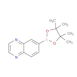 Aobchem&nbsp;Quinoxaline-6-boronic acid  pinacol ester | ≥95% | CAS 1167418-13-4 | C14H17BN2O2 | 25g