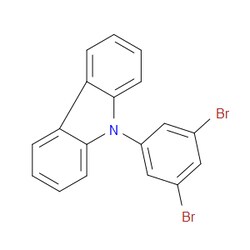 Aobchem&nbsp;9-(3 5-Dibromophenyl)-9H-carbazole | ≥97% | CAS 750573-26-3 | C18H11Br2N | 25g