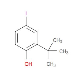 Aobchem&nbsp;2-(Tert-butyl)-4-iodophenol | ≥97% | CAS 60803-25-0 | C10H13IO | 10g