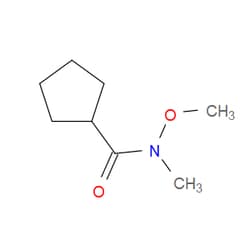 Aobchem&nbsp;N-methoxy-N-methylcyclopentanecarboxamide | ≥97% | CAS 167303-65-3 | C8H15NO2 | 25g
