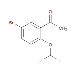 Aobchem&nbsp;1-[5-Bromo-2-(difluoromethoxy)phenyl]ethanone | ≥97% | CAS 1215994-75-4 | C9H7BrF2O2 | 10g
