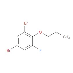 Aobchem&nbsp;1 5-Dibromo-3-fluoro-2-propoxybenzene | ≥97% | CAS 2413441-18-4 | C9H9Br2FO | 25g