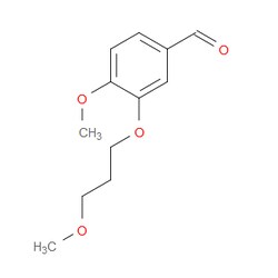 Aobchem&nbsp;4-Methoxy-3-(3-methoxypropoxy)benzaldehyde | ≥95% | CAS 172900-75-3 | C12H16O4 | 25g
