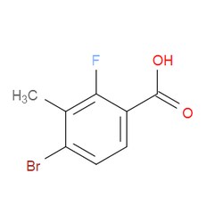 Aobchem&nbsp;4-Bromo-2-fluoro-3-methylbenzoic acid | ≥97% | CAS 194804-90-5 | C8H6BrFO2 | 100g