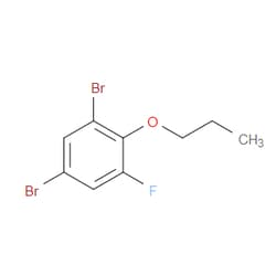 Aobchem&nbsp;1 5-Dibromo-3-fluoro-2-propoxybenzene | ≥97% | CAS 2413441-18-4 | C9H9Br2FO | 10g