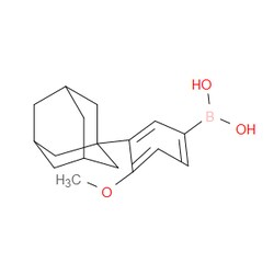 Aobchem&nbsp;B-(4-Methoxy-3-tricyclo[3 3 1 13 7]dec-1-ylphenyl)boronic acid | ≥97% | CAS 459423-32-6 | C17H23BO3 | 25g
