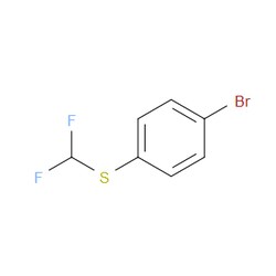 Aobchem&nbsp;1-Bromo-4-[(difluoromethyl)sulfanyl]benzene | ≥97% | CAS 4837-14-3 | C7H5BrF2S | 25g