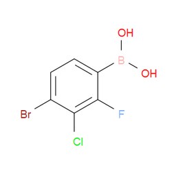 Aobchem 4-Bromo-3-chloro-2-fluorophenylboronic acid | ≥97% | CAS 2121514-49-4