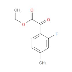 Aobchem&nbsp;Ethyl 2-(2-fluoro-4-methylphenyl)-2-oxoacetate | ≥95% | CAS 873547-99-0 | C11H11FO3 | 10g