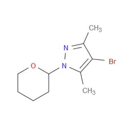 Aobchem&nbsp;4-Bromo-3 5-dimethyl-1-(tetrahydro-2H-pyran-2-yl)-1H-pyrazole | ≥97% | CAS 1187385-69-8 | C10H15BrN2O | 10g