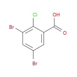Aobchem&nbsp;3 5-Dibromo-2-chlorobenzoic acid | ≥97% | CAS 27003-05-0 | C7H3Br2ClO2 | 25g