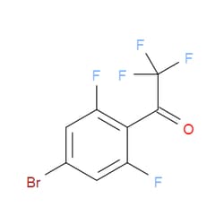 Aobchem&nbsp;1-(4-Bromo-2 6-difluorophenyl)-2 2 2-trifluoroethanone | ≥95% | CAS 1208074-78-5 | C8H2BrF5O | 25g