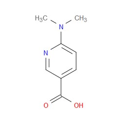 Aobchem&nbsp;2-(N N-dimethylamino)pyridine-5-carboxylic acid | ≥97% | CAS 82846-28-4 | C8H10N2O2 | 25g