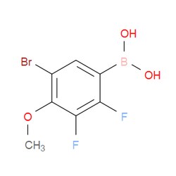 Aobchem&nbsp;5-Bromo-2 3-difluoro-4-methoxyphenylboronic acid | ≥97% | CAS 2096337-64-1 | C7H6BBrF2O3 | 25g