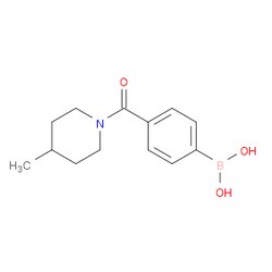 Aobchem&nbsp;4-(4-Methylpiperidine-1-carbonyl)phenylboronic acid | ≥97% | CAS 850568-21-7 | C13H18BNO3 | 25g