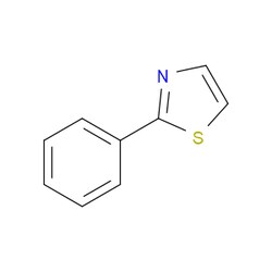 Aobchem&nbsp;2-Phenylthiazole | ≥97% | CAS 1826-11-5 | C9H7NS | 25g