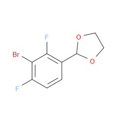 Aobchem&nbsp;2-(3-Bromo-2 4-difluorophenyl)-1 3-dioxolane | ≥95% | CAS 2484888-96-0 | C9H7BrF2O2 | 25g