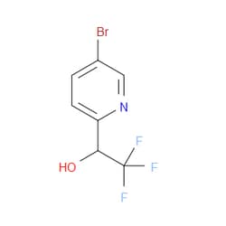 Aobchem&nbsp;1-(5-Bromopyridin-2-yl)-2 2 2-trifluoroethanol | ≥97% | CAS 917397-92-3 | C7H5BrF3NO | 10g