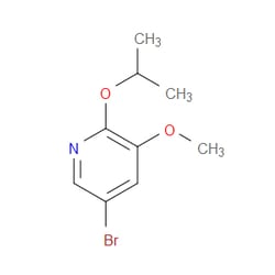 Aobchem&nbsp;5-Bromo-2-isopropoxy-3-methoxypyridine | ≥95% | CAS 1241752-33-9 | C9H12BrNO2 | 10g
