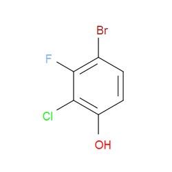Aobchem&nbsp;4-Bromo-2-chloro-3-fluorophenol | ≥95% | CAS 1233026-52-2 | C6H3BrClFO | 10g