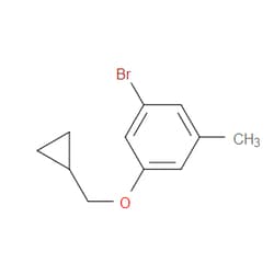 Aobchem&nbsp;1-Bromo-3-(cyclopropylmethoxy)-5-methylbenzene | ≥97% | CAS 1245563-11-4 | C11H13BrO | 25g