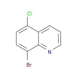 Aobchem&nbsp;8-Bromo-5-chloroquinoline | ≥97% | CAS 1154741-20-4 | C9H5BrClN | 25g