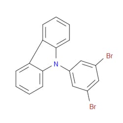 Aobchem&nbsp;9-(3 5-Dibromophenyl)-9H-carbazole | ≥97% | CAS 750573-26-3 | C18H11Br2N | 10g