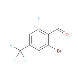 Aobchem&nbsp;2-Bromo-6-fluoro-4-(trifluoromethyl)benzaldehyde | ≥97% | CAS 2092468-34-1 | C8H3BrF4O | 25g