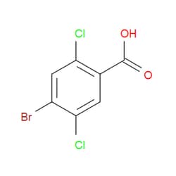 Aobchem&nbsp;4-Bromo-2 5-dichlorobenzoic acid | ≥97% | CAS 885532-41-2 | C7H3BrCl2O2 | 25g