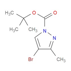 Aobchem&nbsp;1-BOC-4-Bromo-3-methylpyrazole | ≥97% | CAS 1021919-24-3 | C9H13BrN2O2 | 25g
