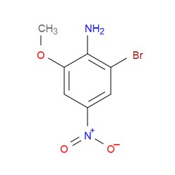 Aobchem&nbsp;2-Bromo-6-methoxy-4-nitrobenzenamine | ≥97% | CAS 16618-66-9 | C7H7BrN2O3 | 100g
