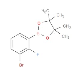 Aobchem&nbsp;3-Bromo-2-fluorophenylboronic acid pinacol ester | ≥97% | CAS 1400220-51-0 | C12H15BBrFO2 | 25g