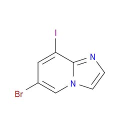 Aobchem&nbsp;6-Bromo-8-iodoimidazo[1 2-a]pyridine | ≥97% | CAS 1364917-14-5 | C7H4BrIN2 | 10g