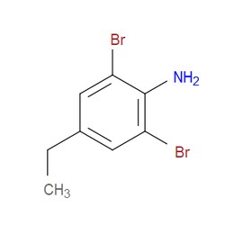 Aobchem&nbsp;2 6-Dibromo-4-ethylaniline | ≥97% | CAS 10546-63-1 | C8H9Br2N | 10g