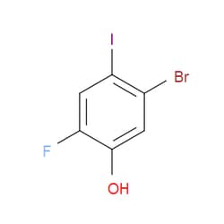 Aobchem&nbsp;5-Bromo-2-fluoro-4-iodophenol | ≥97% | CAS 530141-46-9 | C6H3BrFIO | 10g