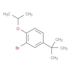 Aobchem&nbsp;2-Bromo-4-(tert-butyl)-1-isopropoxybenzene | ≥95% | CAS 223768-39-6 | C13H19BrO | 25g