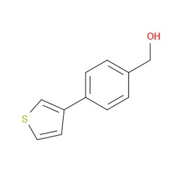 Aobchem&nbsp;4-(3-Thienyl)benzenemethanol | ≥97% | CAS 160278-20-6 | C11H10OS | 10g