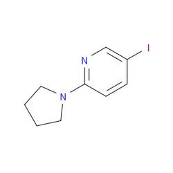 Aobchem&nbsp;5-Iodo-2-(pyrrolidin-1-yl)pyridine | ≥97% | CAS 494771-62-9 | C9H11IN2 | 10g